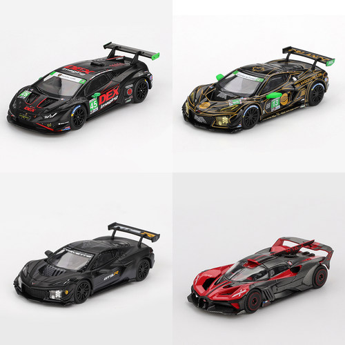 MINIGT 科尔维特Z06 兰博基尼Huracan福特Puma 宾利飞驰 汽车模型