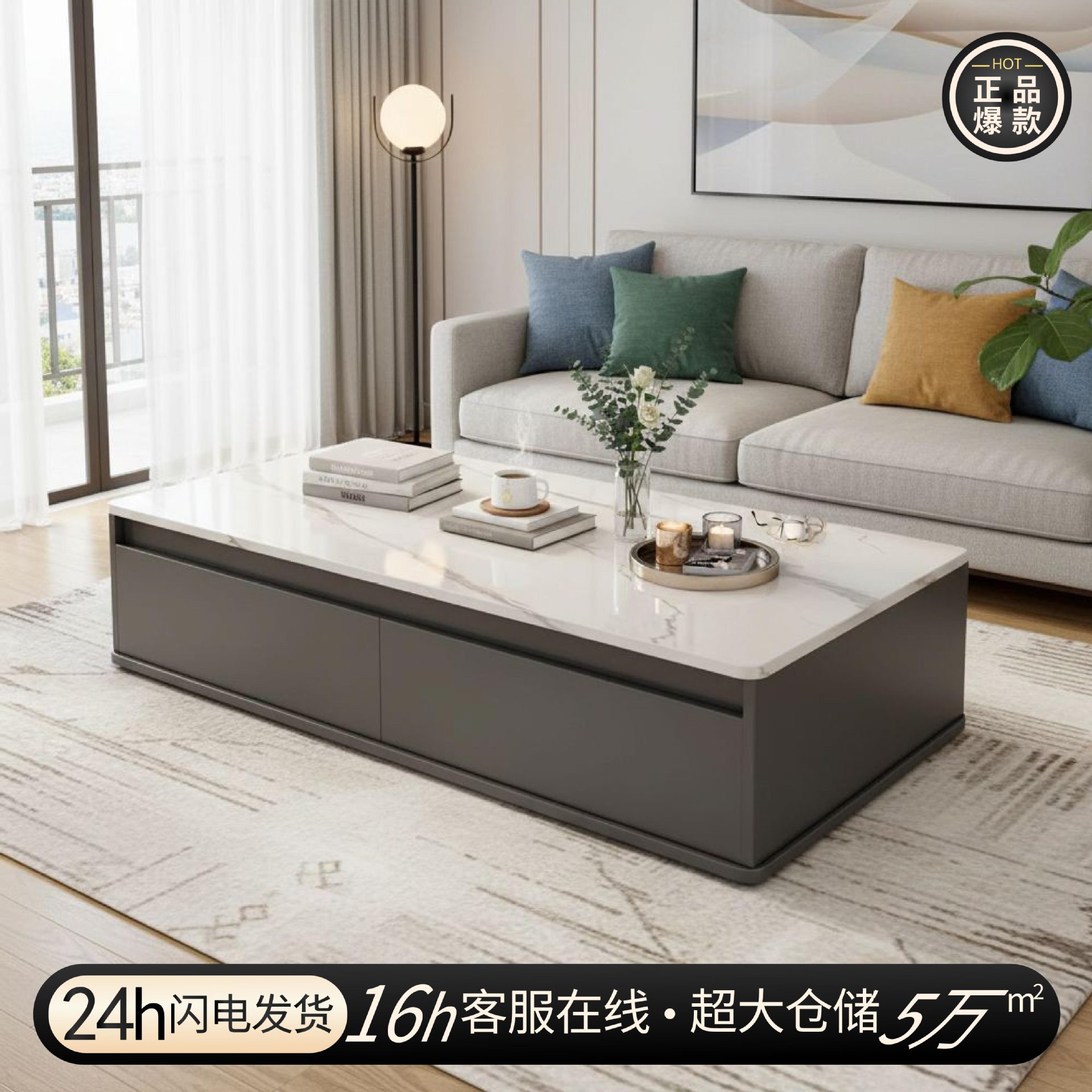 茶几小边几客厅阳台卧室家用创意桌子现代简约小户型落地桌置物柜
