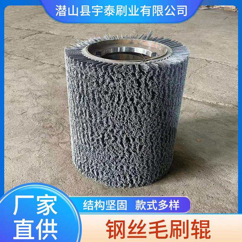 钢丝毛刷辊磨料丝毛刷辊除锈抛光打磨清洗除尘机械毛刷