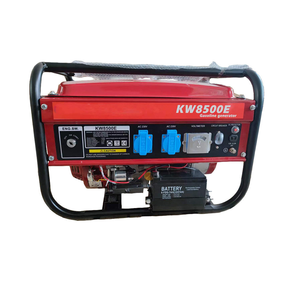 7HP汽油发电机2/3kw应急发电户外施工外贸批发家庭备用电启动