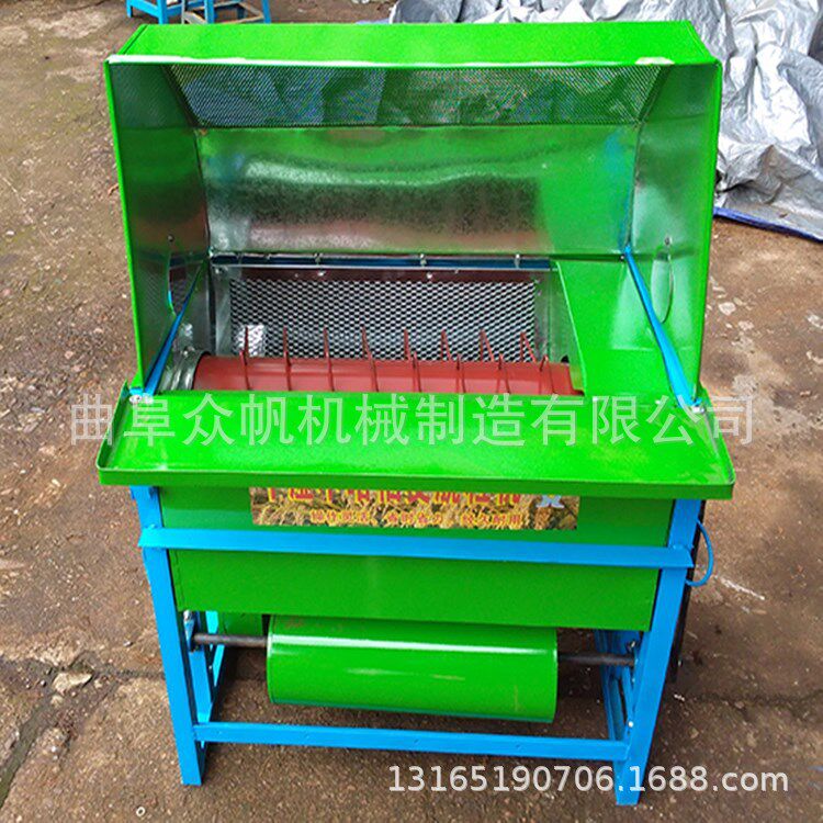 众帆小麦脱粒机 中小型稻麦脱粒机 家用稻谷打谷机