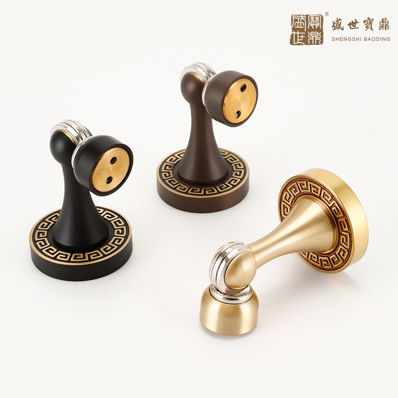 纯铜卧室木门防撞门吸