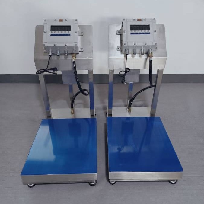 带4~20mA模拟量输出控制型防爆电子秤化工厂120kg150KG隔爆式台秤