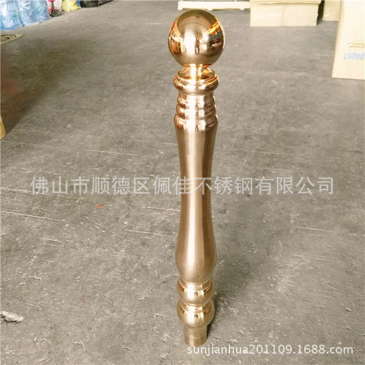 上海长宁区KTV吧台装修用不锈钢葫芦立柱KTV酒吧包厢拋光花瓶立柱