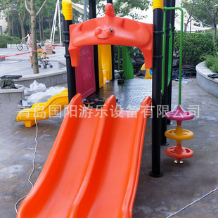 幼儿园滑梯室外大型玩具秋千组合 塑料公园小区儿童户外组合滑梯