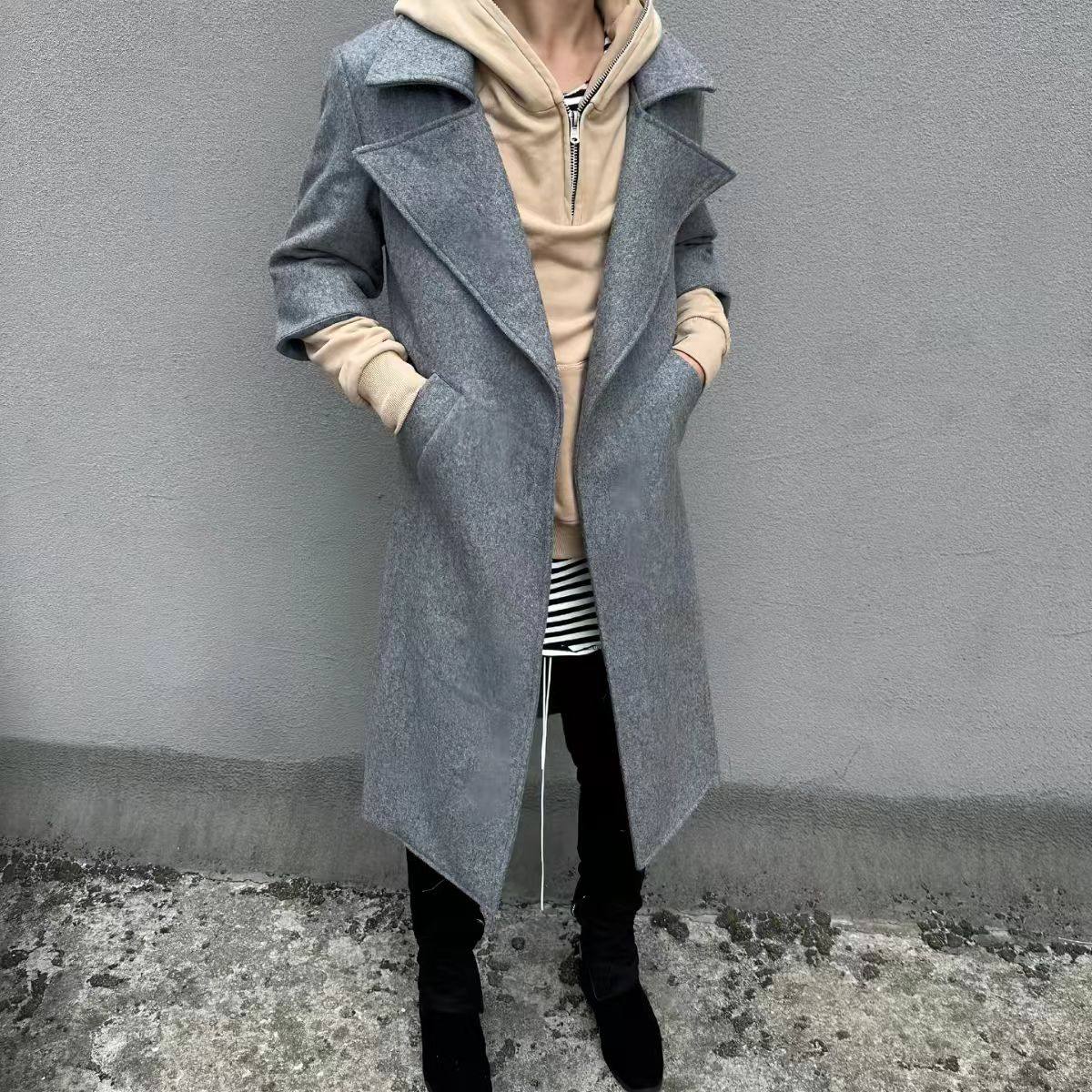 秋季新款3rd秀款毛呢大衣