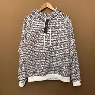 高街宽松连帽 款 鲨魚自主正确版 满印卫衣秋冬情侣字母重磅美式