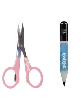 简约李兰迪同款发夹个性趣味仿真剪刀铅笔侧边刘海夹发饰品创意