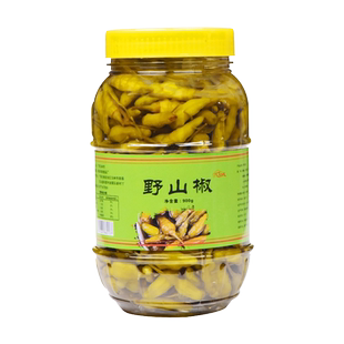 广西农家野山椒酸辣泡椒酸菜烤鱼佐料小米辣下饭大瓶装500/900克