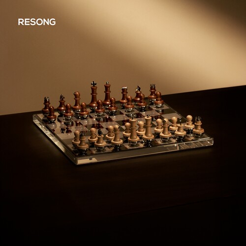 RESONG日诵 托利国际象棋 软装饰品金属摆件豪宅桌面客厅益智礼品