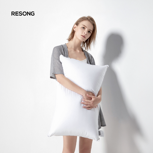 RESONG日诵家居 云感枕中枕鹅绒枕芯 柔软酒店回弹软枕