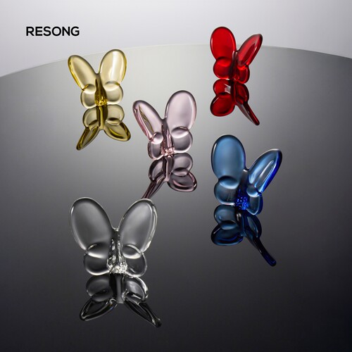 高透水晶玻璃 造型精致 多色可选 简约百搭