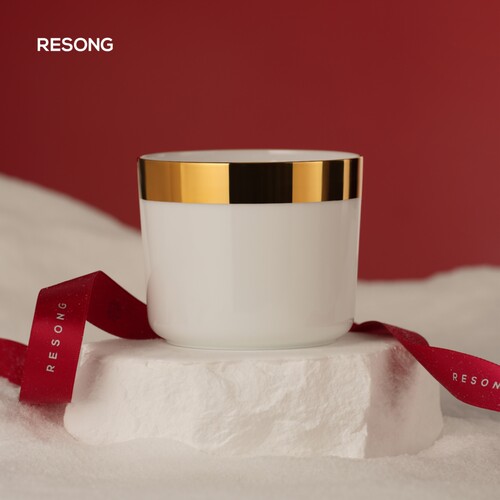 RESONG日诵家居 波普系列陶瓷杯 设计师款手工描金水杯洋酒杯礼品