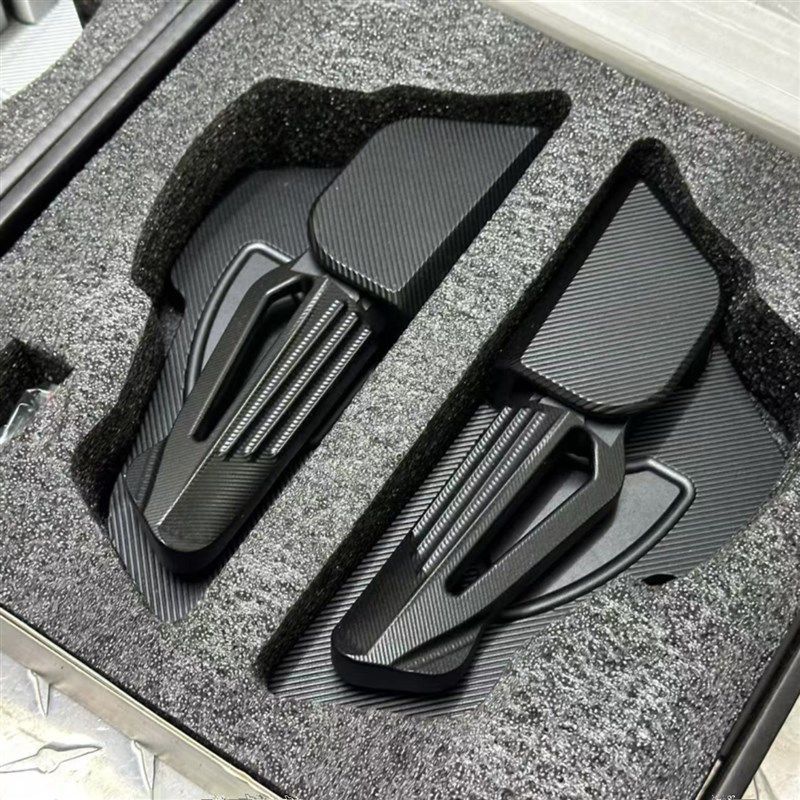 适用比亚乔VESPA改装LX125 SF125脚踏后乘客脚踏板拔珠款耐用