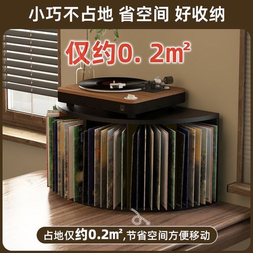黑胶唱片展示架i大尺寸半圆CD唱片收纳架多格LP桌面陈列支架放置