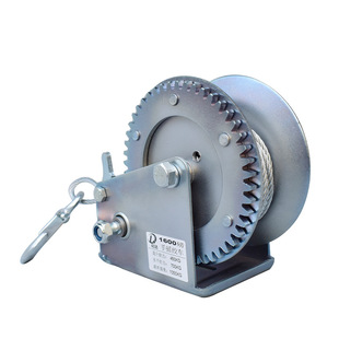 手摇式绞盘便携家用升降x吊机小型钢丝绳手动自锁铰盘