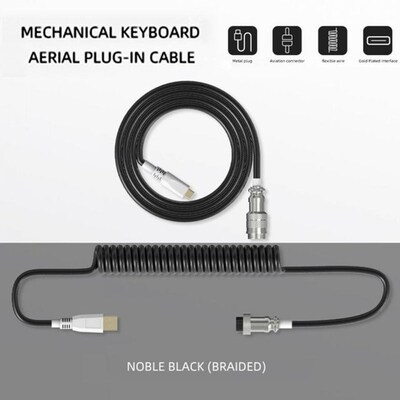 Keycap Lifnk Line Keyboard Data Cable Coiling Mechanical Avi