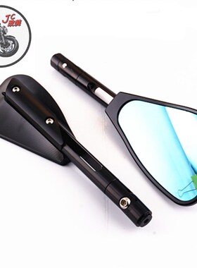 力帆KPV150 升仕3s10M 摩托车改装后视镜防眩光铝合金反光镜