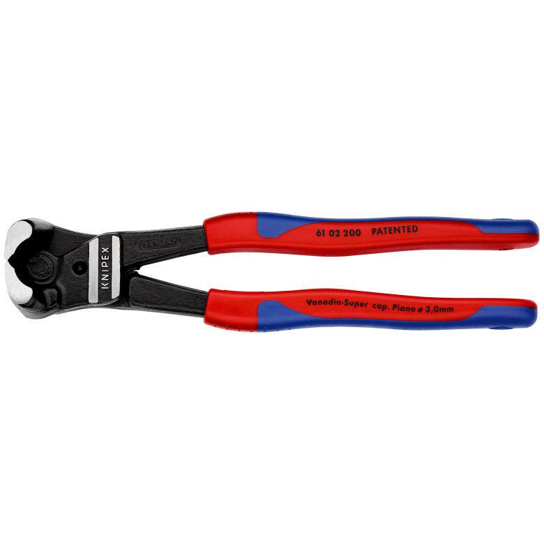 德国凯尼派克knipex61 s02 200螺栓顶切钳200mm钢丝剪线钳断线钳