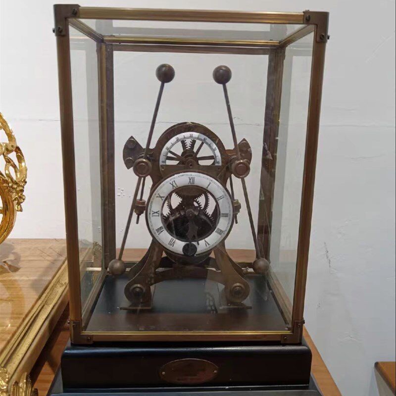 纯铜座钟 机械 趣味航海钟 精致z小号,尺寸23.5*19*33.5,家居饰品,座钟,淘宝优惠券,粉丝福利购,淘宝优惠卷