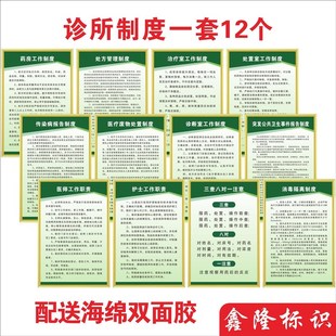 诊所卫生室管理制度牌门诊规章制度E药房工作制度护士医师工作职