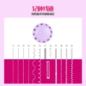 2024升级版 505缝纫机家w用小型电动H全自动吃厚多功能台式 锁边机