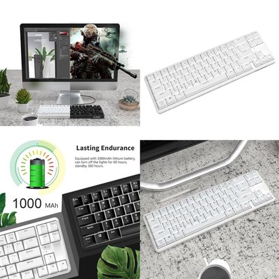 K680T Gaming Mechanical Keybzoard 68 Keys Wireless Bluetooth