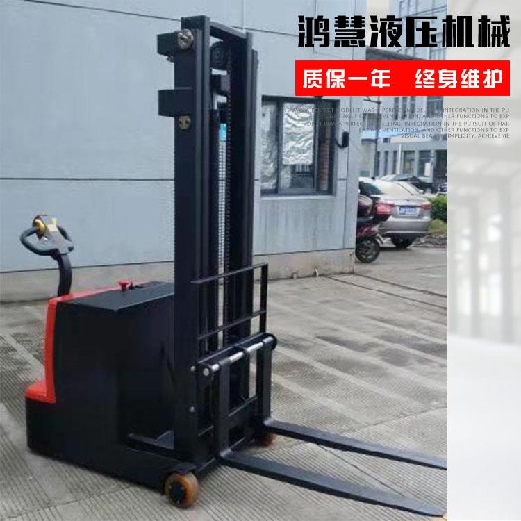 无腿配重式半电动堆高车，宽脚平衡重式半电动堆高车