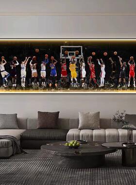 NBA全明星科比LED灯装饰画