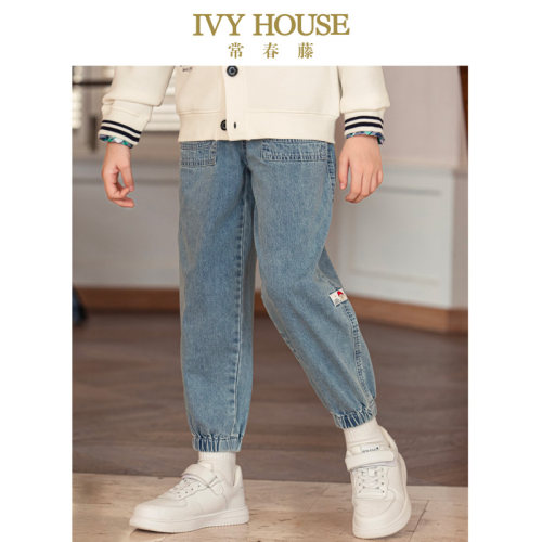 束脚休闲多口袋牛仔裤IVY