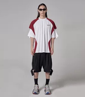 OLIX机能户外短裤男2024夏季外穿潮流百搭宽松直筒五分工装中裤潮