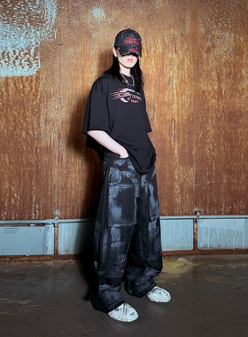 FOLIX简约日系情侣t恤男生夏季2024新款高街短袖体恤美式复古潮牌