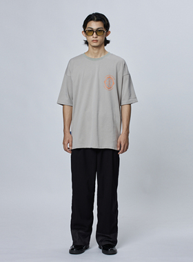 FOLIX机能户外印花纯棉重磅短袖T恤2024新款高街半袖ins潮牌上衣