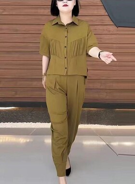 【下单立减50】】2025夏季新款时尚休闲宽松显瘦洋气套装MM528