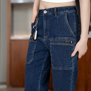 潮流修身 韩版 七分裤 男士 子 休闲百搭男装 牛仔短裤 中裤 2024夏季 男款