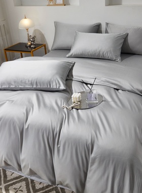 民宿宾馆床上用品四件套r酒店风白色床单三件套床笠被子枕芯七件