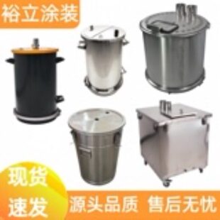 不锈钢供粉桶方形粉桶圆形硫化桶静电喷塑机流化桶大容量集中供粉