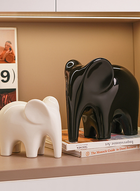 简约大气大象酒柜装饰品r摆件电视柜客厅玄关家居饰品乔迁新居礼