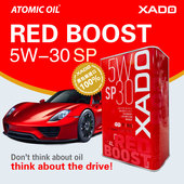5W30 XADO哈多原装 BOOST系列润滑油 全合成机油 进口 RED