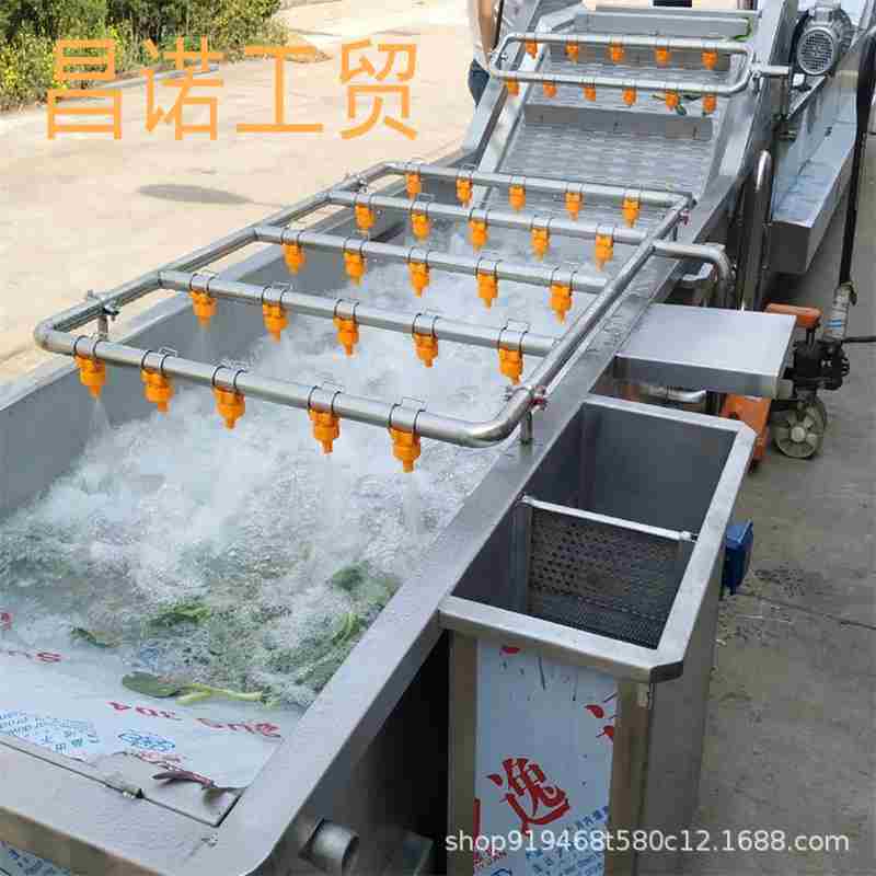 气泡清洗机黄昌瓜茭瓜南瓜供鼓浪式工洗菜机诺贸现货应