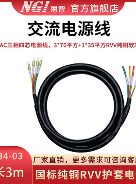 NGI恩智 5m交流电源线 仪表测试线束 适用N38300系列 N35200系列