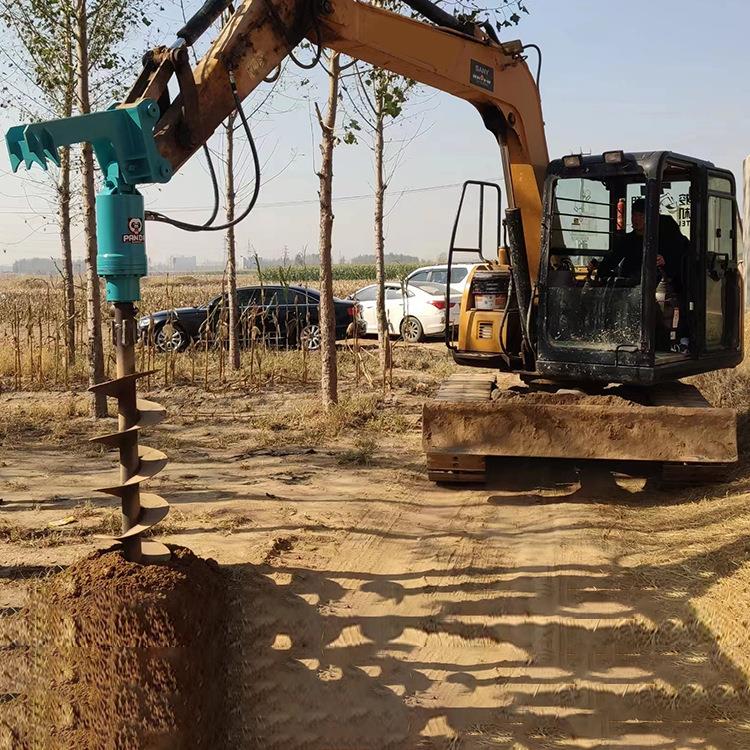 螺旋钻机电线杆钻孔机轨道式柴油式桩基钻孔设备