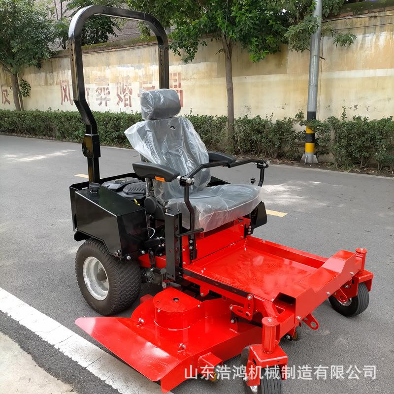 乘坐式草坪割草机 零转角座驾草坪修剪车 四轮草坪收集碎草机