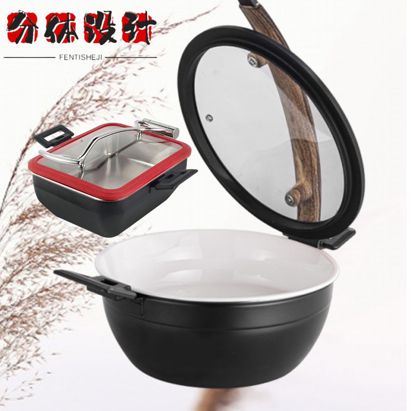 自助餐炉布菲炉不锈钢锅具批发多功能保温锅商业用套装汤桶插盖式