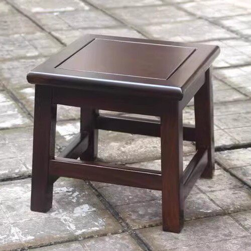 红木家用小板凳方凳实木凳子客厅红木换鞋凳酸枝木沙发茶几矮凳