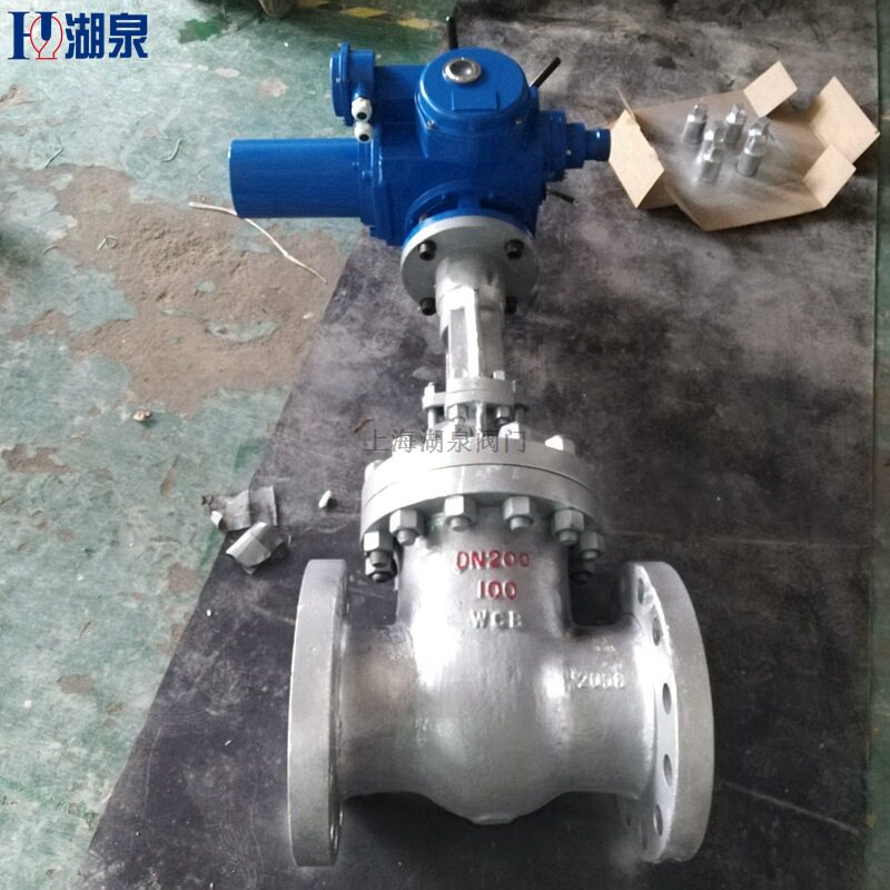 铸钢法兰电动闸阀Z941H-100C DN150 DN200开关型电动高压闸阀