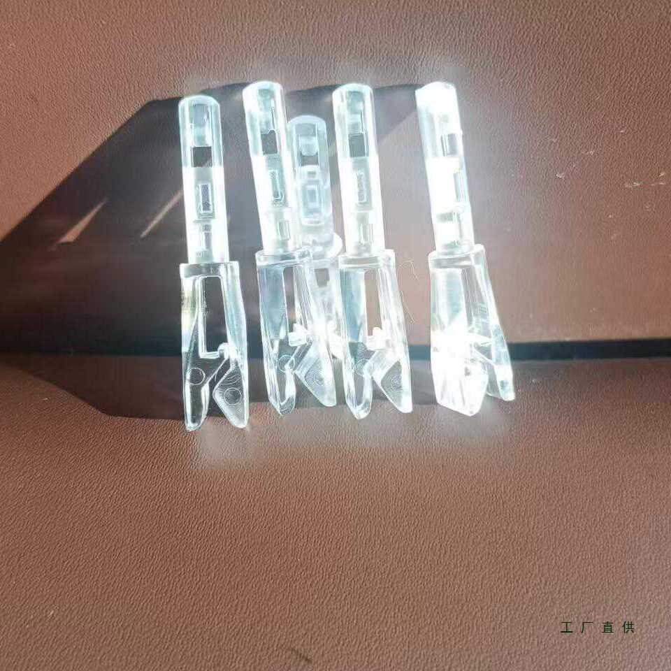 电动梦幻帘卡扣水晶胶粒塑料夹片挂钩窗帘配件固定胶头通用绢花