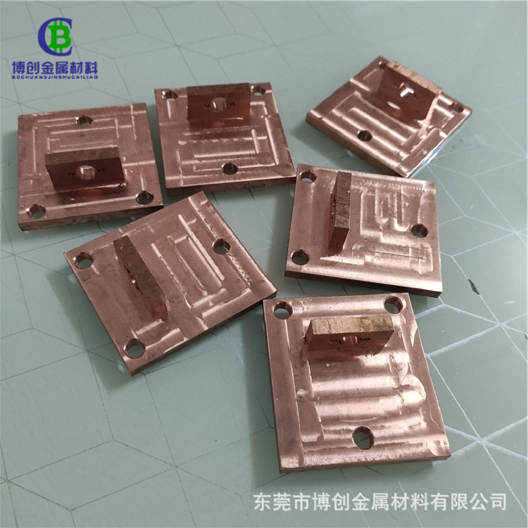 T2紫铜排加工模具用紫铜块3*20mm方形铜条电柜使用镀锡导电母线排