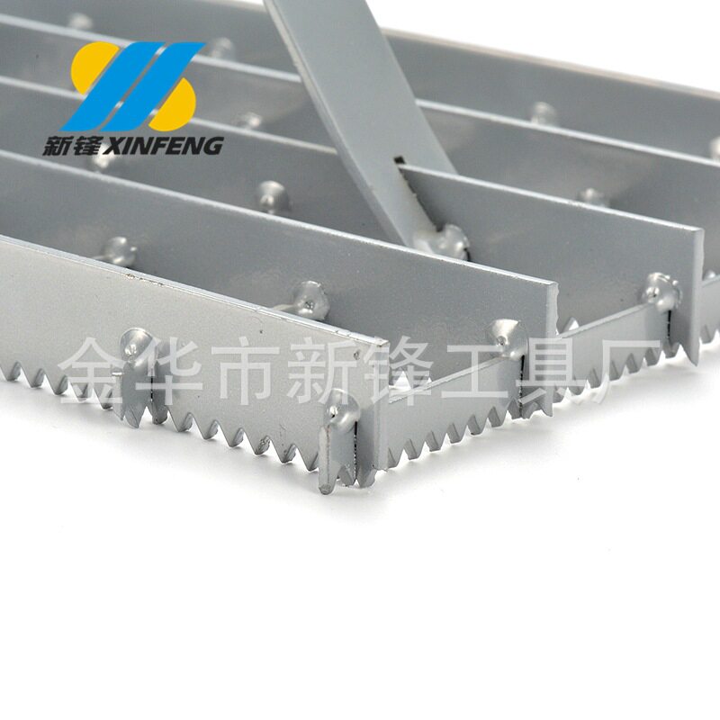 厂家供应优质不锈钢抹泥板网格带齿抹泥板匠作工具280*140*20mm