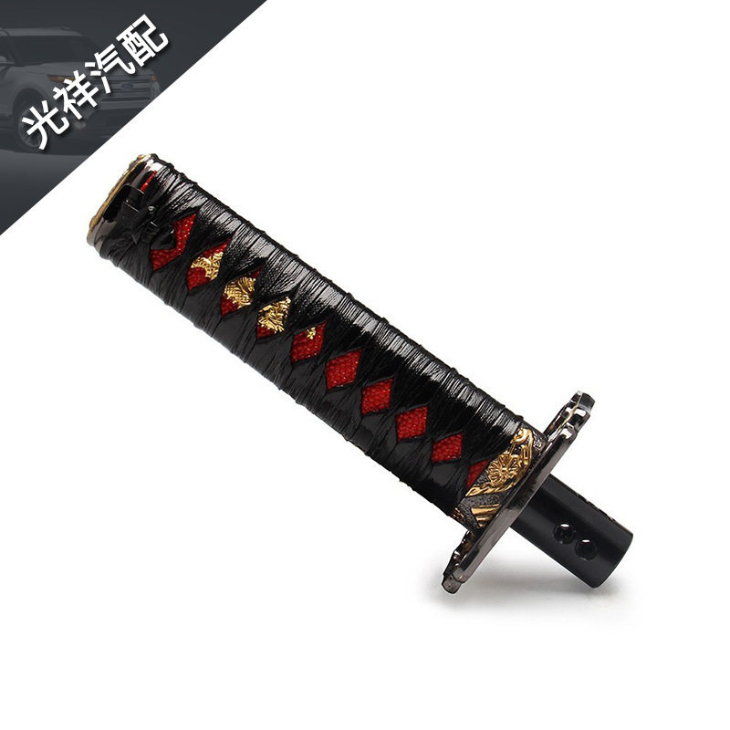 跨境款汽车武士排挡头方盘/圆盘排挡头自动挡排挡杆